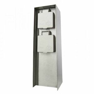Priza pentru exterior myGarden Rock, cu pin de impamantare, IP44, 2x module imagine