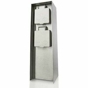 Priza pentru exterior myGarden Rock, impamantare laterala, IP44, 2x module imagine