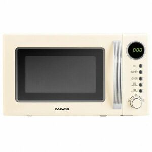 Cuptor cu microunde Daewoo KOR-6S2BC-1, 20 L, 700 W, display LED, 8 programe predefinite, functie dezghetare, Crem imagine