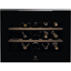 Racitor de vinuri incorporabil Electrolux KBW6X, 49 l, 15 sticle, Rafturi lemn, Control electronic, Clasa F, Inox antiamprenta imagine
