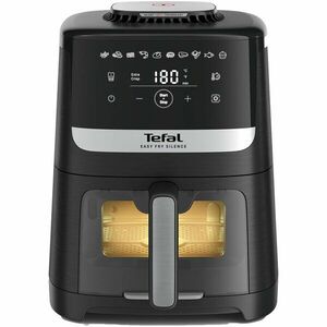 Friteuza cu aer cald TEFAL Easy Fry Silence EY5568E0, 1.5kg, 5l, 1670W, argintiu-negru imagine