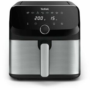 Friteuza cu aer cald Tefal Easy Fry Mega EY855D10, 2020W, capacitate 7.5L, pana la 8 persoane, 8 programe, invelis antiaderent, oprire automata, control temperatura 80°C - 200°C, argintiu & negru imagine