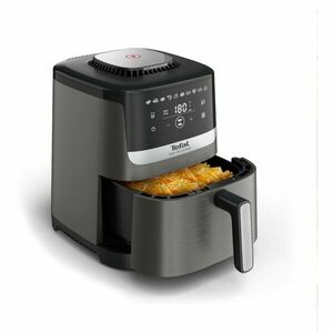 Friteuza cu aer cald Tefal Easy Fry Silence EY551HE0, 1670 W, 5l, 10 programe presetate, Ecran LCD, Termostat reglabil, Gri imagine