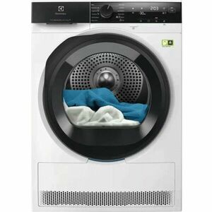 Uscator de rufe Electrolux EW8D495RCE, PerfectCare, Pompa de caldura, 9 kg, 12 programe, Clasa B, WiFi, alb imagine