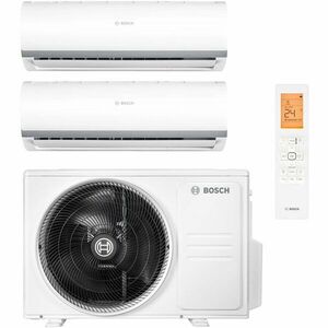 Aparat de aer conditionat multi-split Bosch Seria 2000, 9000 + 12000 BTU, unitate externa 21000 BTU, Clasa A++/A+ imagine