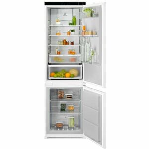 Combina frigorifica incorporabila Electrolux ENT6MD18S3, 249 l, Multiflow, Usa reversibila, Control electronic, Fresh Frost Free, Clasa D, H 177.2 cm imagine
