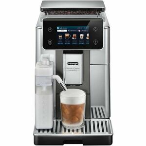 Espressor automat De'Longhi PrimaDonna Aromatic ECAM630.75.TSM, 1450 W, 35 tipuri de bauturi, 19 bari Tehnologie LatteCrema Hot & LatteCrema Cool, Metal titan imagine