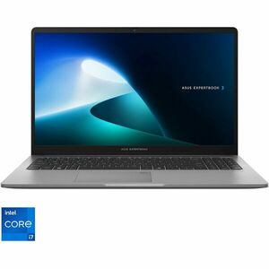 Laptop ASUS ExpertBook P1 P1503CVA cu procesor Intel® Core™ i7-13620H pana la 4.9GHz, 15.6'', Full HD, 32GB DDR5 RAM, 512GB SSD, Intel® UHD Graphics, No OS, Misty Grey, 3Y PUR imagine