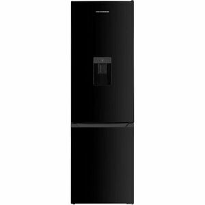 Combina frigorifica Heinner HC-HM260BKWDE++, Clasa E, 260l, dozator apa, iluminare LED, Usi reversibile, H 180cm, Negru imagine