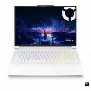 Laptop Gaming Lenovo Legion 7 16IAX10 cu procesor Intel® Core™ Ultra 7 255HX pana la 5.2GHz, 16 WQXGA, OLED, 240Hz, 32GB DDR5 RAM, 1TB SSD, NVIDIA® GeForce RTX™ 5060 8GB GDDR7, No OS, Glacier White, 3y on-site Premium Care imagine