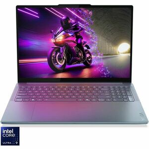 Laptop Lenovo Yoga Pro 9 16IAH10 cu procesor Intel® Core™ Ultra 9 285H pana la 5.4GHz, 16, 3.2K, OLED, 120Hz, 64GB LPDDR5x, 2TB SSD, NVIDIA® GeForce RTX™ 5070 8GB GDDR7, Windows 11 Home, Tidal Teal, 3y on-site Premium Care imagine
