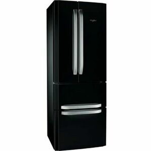Side by Side Whirlpool W4D7 BC21, 452l, EcoTech, NoFrost, clasa energetica F, H 195 cm, Negru imagine