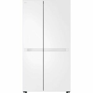 Side by side LG GSBC40SWPE, 664 l, No Frost, Compresor Smart Inventerm LINEARCooling, Smart Diagnosis, Clasa E, H 179 cm, Alb imagine