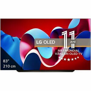 Televizor LG OLED evo 83C41LA, 210 cm, Smart, 4K Ultra HD, 100 Hz, Clasa F imagine