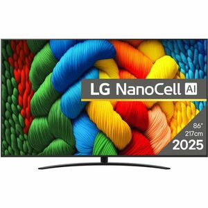Televizor LG NanoCell 86NANO81A3A, 218 cm, Smart, 4K Ultra HD, Clasa F (Model 2025) imagine