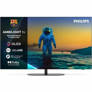 Televizor Philips AMBILIGHT tv OLED 77OLED820, 194 cm, Google TV, 4K Ultra HD, 144Hz, Clasa F (Model 2025) imagine