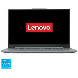 Laptop Lenovo IdeaPad Slim 3 15IRU8 cu procesor Intel® Core™ i3-1315U pana la 4.5GHz, 15.6 Full HD, 8GB LPDDR5, 512GB SSD, Intel® UHD Graphics, No OS, Arctic Grey imagine