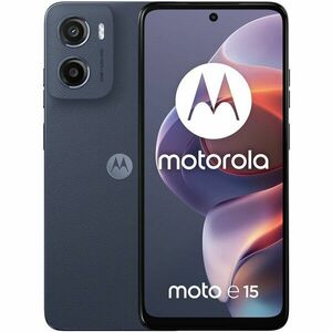 Telefon mobil Motorola e15, Dual SIM, 64GB, 2GB RAM, Denim Blue imagine