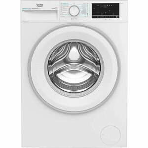 Masina de spalat rufe Slim Beko B3WFU49415WWES, 9 kg, 1400 RPM, Clasa A, IronFast, SteamCure, AddXtra, Motor ProSmart Inverter, SteamTherapy Alb imagine