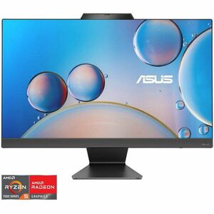 Sistem All-in-One Asus M3402WFAK cu procesor AMD Ryzen™ 5 7520U pana la 4.30 GHz, 23.8, Full HD, 16GB DDR5, 512GB SSD M.2 NVMe™ PCIe® 3.0, AMD Radeon™ Graphics, No OS, Black imagine