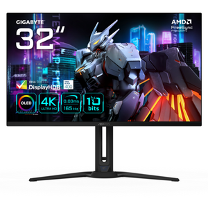 Monitor LED GIGABYTE Gaming FO32U 31.5 inch UHD QD-OLED 0.03 ms 165 Hz USB-C HDR FreeSync Premium Pro imagine