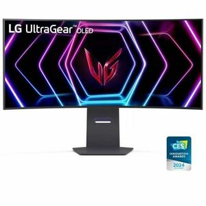 Monitor LED LG Gaming UltraGear 45GS95QE-B Curbat 39 inch UWQHD OLED 0.03 ms 240 Hz HDR FreeSync Premium Pro & G-Sync Compatible imagine