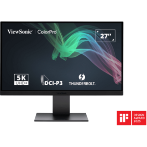 Monitor LED ViewSonic ColorPro VP2788-5K 27 inch 5K IPS 5 ms 60 Hz Thunderbolt HDR imagine