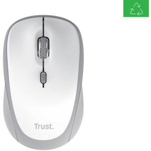 Trust Yvi Wireless Mouse - white imagine