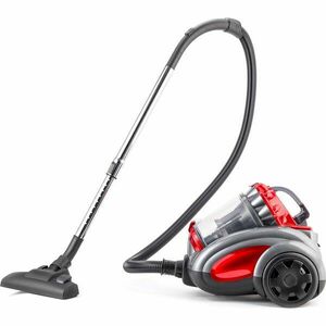 Aspirator fara sac RCC-250R-1, 800 W, 2.5 l, putere de aspirare 160 W, aspiratie ciclonica, filtru HEPA, Rosu imagine