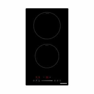 Plita incorporabila Heinner HBHI-M2ZBSTC, Inductie, 2 zone de gatit, Boost, Control touch, Timer, Protectie copii, Indicator caldura reziduala, 30 cm, Negru imagine