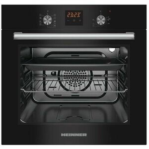 Cuptor incorporabil electric Heinner HBO-S569LDTGC-GBK, 56 l, multifunctional, 9 functii, grill, display Touch, clasa A, negru imagine