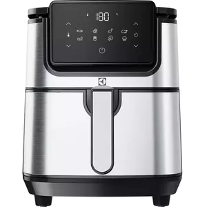 Friteuza fara ulei Electrolux Digital Air Fryer E6AF1-6ST, 1800W, otel inoxidabil, 8 programe, 5, 7L, Touch Control, Inox imagine
