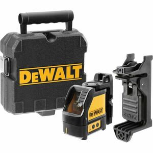Nivela laser cu raza verde linii incrucisate DeWALT DW088CG, interval de vizibilitate 0-20 m, clasa laser 2, standard protectie IP 54, suport pentru perete, cutie transport, functionare cu baterii AA x3 incluse imagine