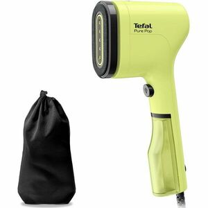 Aparat de calcat vertical cu abur Tefal Pure Pop DT2025E1, 1300W, abur variabil pana la 20g/min, recipient apa 70 ml, incalzire rapida 15 secunde, autonomie 4 min, galben imagine