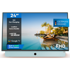 Televizor portabil LED METZ 24MPE7000Y, 60 cm, Smart Google TV, Full HD, Clasa E (Model 2025) imagine