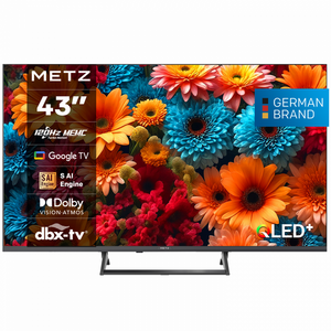 Televizor QLED METZ 43MQF7500Z, 109 cm, Smart Google TV, 4K Ultra HD, 120Hz, Clasa F (Model 2025) imagine
