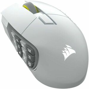 Mouse gaming Scimitar Elite SE wireless, 33000 DPI, alb imagine