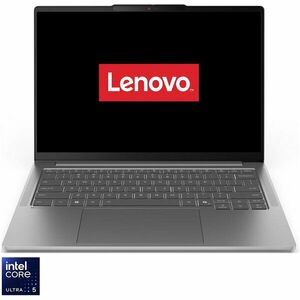 Laptop Lenovo IdeaPad Pro 5 14IAH10 cu procesor Intel® Core™ Ultra 5 225H pana la 4.9GHz, 14 2.8K, OLED, 120Hz, 32GB LPDDR5x RAM, 1TB SSD, Intel® Arc™ 130T GPU, No OS, Luna Grey imagine