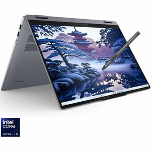 Laptop Lenovo IdeaPad 5 2-in-1 16IAL10 cu procesor Intel® Core™ Ultra 5 225U pana la 4.8GHz, 16 WUXGA, Touch, 16GB LPDDR5x RAM, 512GB SSD, Intel® Graphics, Windows® 11 Home, Luna Grey imagine