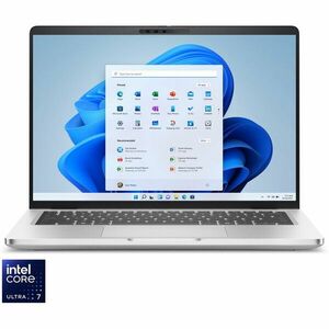 Laptop DELL PRO 14 Plus cu procesor Intel® Core™ Ultra 7 268V pana la 5.0GHz, 14'', Full HD+, 32GB LPDDR5x RAM, 512GB SSD, Intel® Arc Graphics, Windows 11 Pro, Platinum Silver, 3y ProSupport and Next Business Day Onsite Service imagine