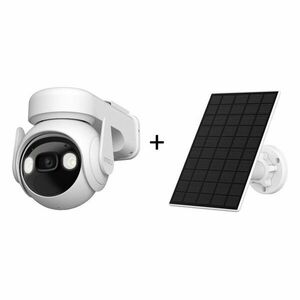 Camera supraveghere PT wireless WiFi Imou Cell PT Full Color KIT/IPC-K9EP-3T0WE/FSP12-TYPEC, 2K, 3.6 mm, acumulator 15000 mAh, slot card, IR/lumina alba 20 m, microfon, smart tracking imagine
