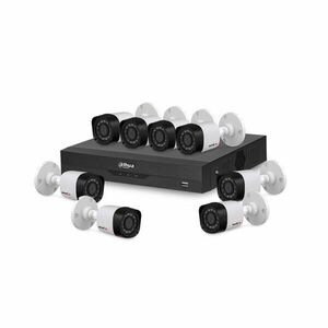 Sistem supraveghere exterior Acvil B8EXTIR20-8MP, 8 camere, 8 MP, IR 20 m, 2.8 mm imagine