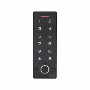 Cititor biometric standalone cu tastatura TF2EM-W-AS, EM 125 kHz, Card, PIN, Amprenta, 10000 utilizatori imagine
