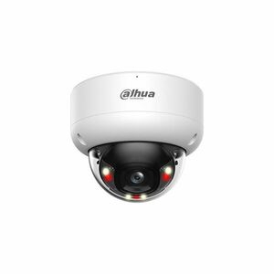 Camera supraveghere IP Dome cu iluminare duala Dahua AcuPick WizSense IPC-HDBW3849E-AS-IL, 8MP, 2.8 mm, IR/lumina alba 30 m, microfon, slot card imagine