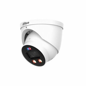 Camera supraveghere IP Dome Dahua WizSense WizColor DH-IPC-HDW3849H-AS-PV-PRO, 8 MP, 2.8 mm, IR/Lumina calda 30 m, microfon si difuzor, slot card, PoE imagine