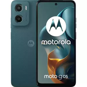 Telefon Mobil Motorola Moto G05 128GB Flash 4GB RAM Dual SIM 4G Forest Green imagine