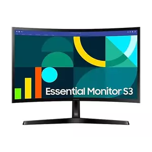 Monitor LED Samsung Essential S3 S36GD LS24D366GAUXEN 24" Curbat Full HD 100Hz 4ms Black imagine