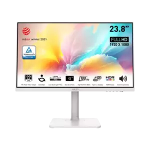 Monitor LED MSI MODERN MD2412PW 23.8" Full HD 100Hz 1ms White imagine