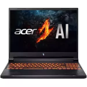 Notebook Acer Nitro V16S AI ANV16S-41 16" WUXGA 180Hz AMD Ryzen 7 260 RTX 5060-8GB RAM 16GB SSD 1TB No OS Obsidian Black imagine