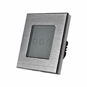 Intrerupator Triplu cu Touch din Sticla LUXION imagine